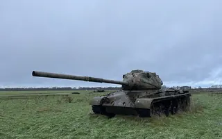 An M47 Patton tank