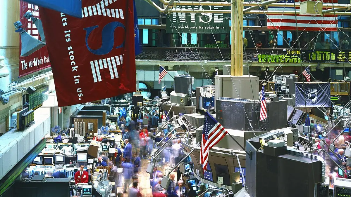 The trading floor of the New York Stock Exchange